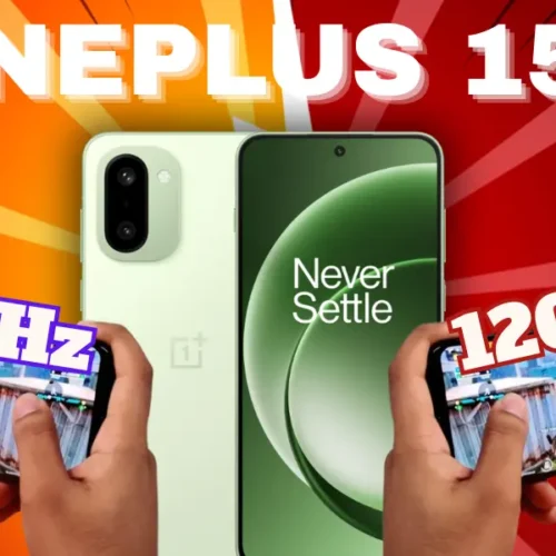 OnePlus 15R BGMI Gaming Test