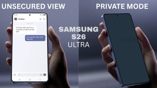 Samsung Galaxy S26 Ultra privacy display