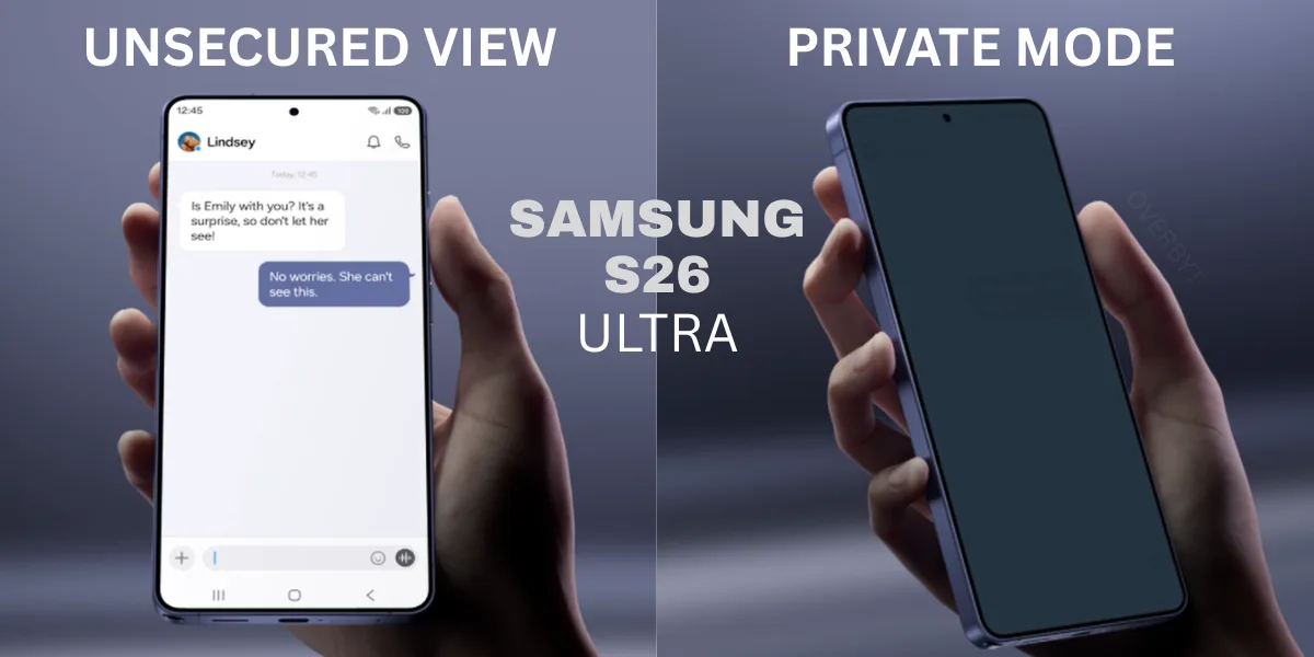 Samsung Galaxy S26 Ultra privacy display