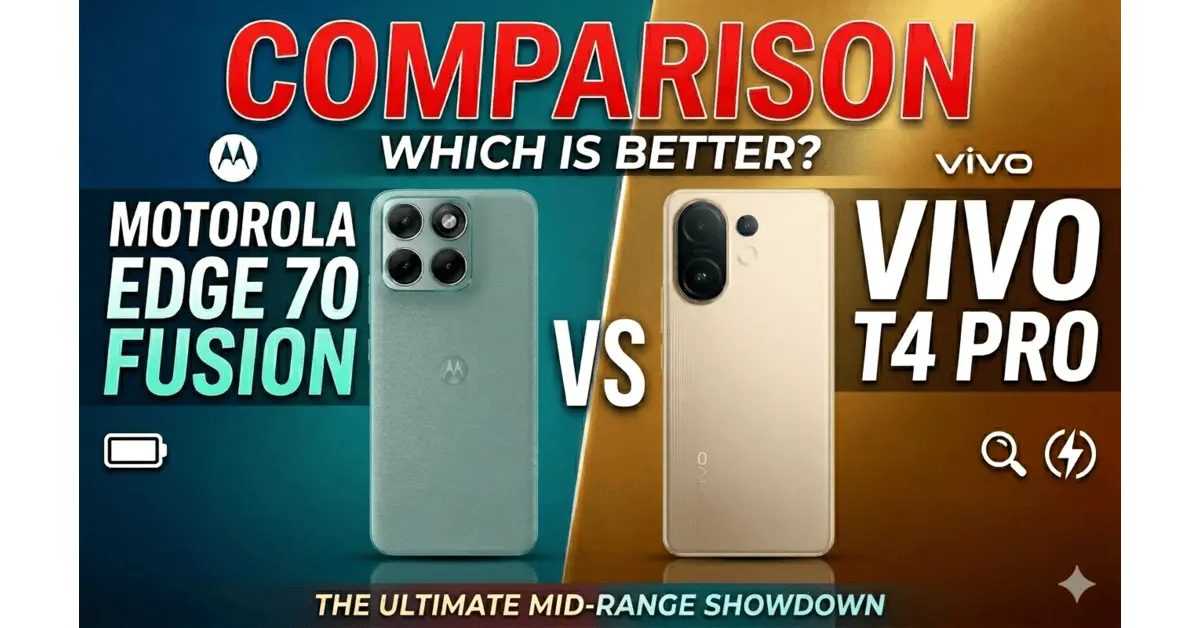 Motorola Edge 70 Fusion vs Vivo T4 Pro The Ultimate Comparison