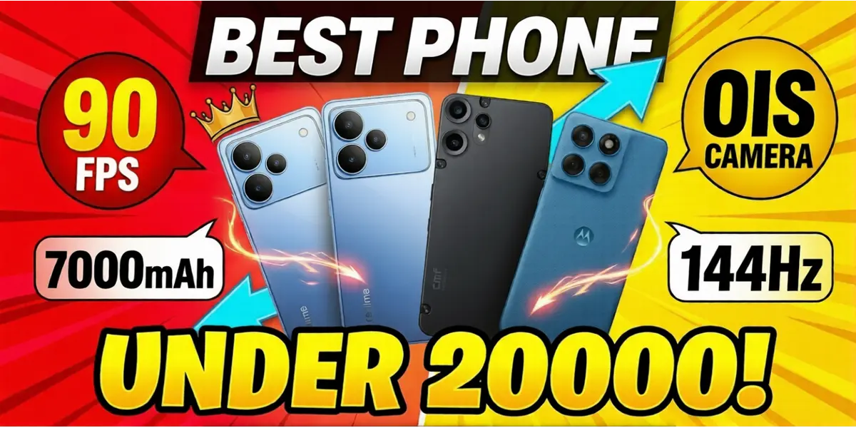 Top Phones Under 20000 in India