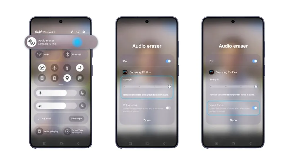 Samsung Real-Time Audio Eraser One UI 8.5 hidden features Samsung